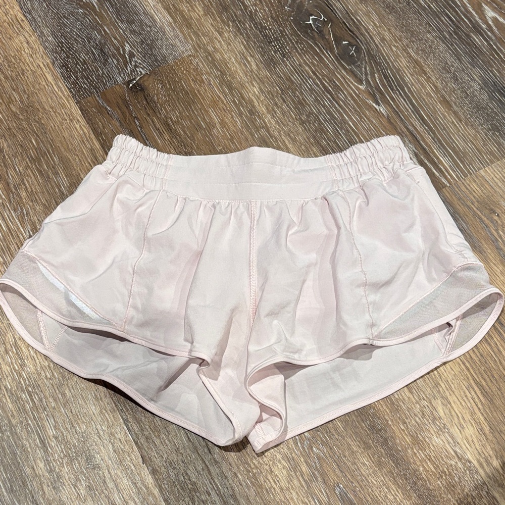 Lululemon Athletica Light Pink Athletic Shorts